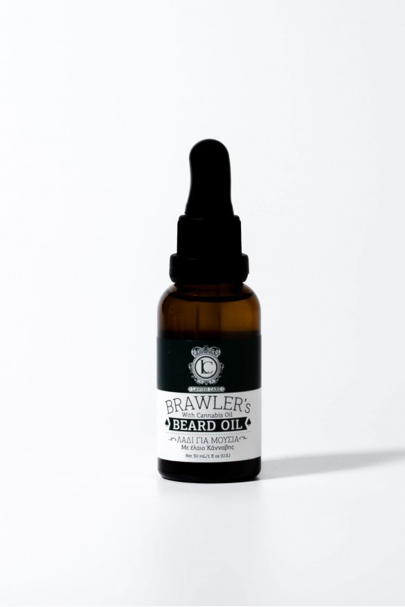 BRAWLER'S BEARD OIL       Λάδι για τη γενειάδα με έλαιο κάνναβης
